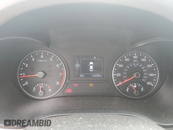 2016 Kia Optima EX with VIN 5XXGU4L36GG097679, listed as a Copart auction lot 60231295 with 110,599 mi miles and Salvage title. Bid and sale history available at DreamBid. Image 9.