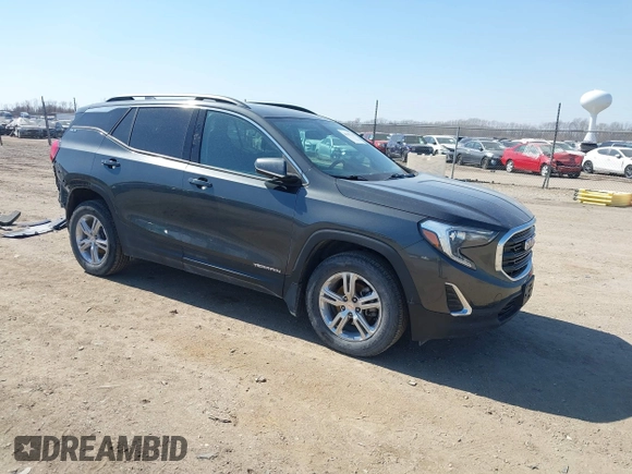 2018 GMC Terrain SLE with VIN 3GKALTEV1JL181197, listed as a IAAI auction lot 41787314 with 60,639 mi miles. Bid and sale history available at carsss.com. Image 1.