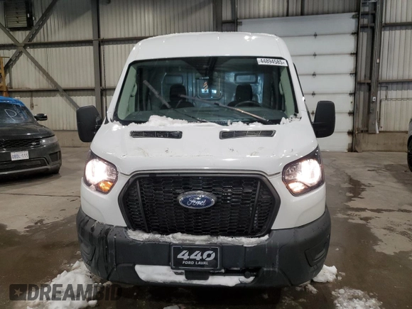 2021 Ford Transit Cargo with VIN 1FTBR1C81MKA62328, listed as a Copart auction lot 44894585 with 75,951 mi miles and Salvage Title. Bid and sale history available at DreamBid. Image 5.