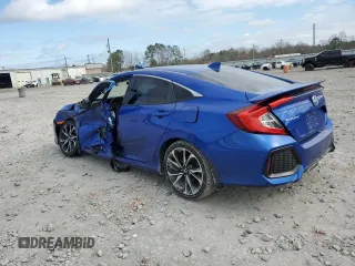 2019 Honda Civic Si with VIN 2HGFC1E50KH707353, listed as a Copart auction lot 44366635 with Not Provided miles and Salvage Title. Bid and sale history available at DreamBid. Image 2.