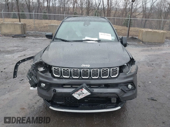 2024 Jeep Compass Limited z VIN 3C4NJDCN0RT162261, wystawiony jako IAAI lot #41727504 z przebiegiem 870 mil mil oraz . Historia ofert i sprzedaży dostępna na DreamBid. Obrazek 11.