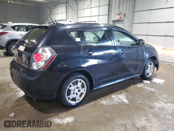 2009 Pontiac Vibe with VIN 5Y2SM67029Z421457, listed as a Copart auction lot 46804835 with 138,508 mi miles and Clean Title. Bid and sale history available at carsss.com. Image 3.