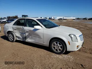 2007 Cadillac CTS with VIN 1G6DM57TX70101286, listed as a Copart auction lot 79245924 with 154,910 mi miles and Salvage Title. Bid and sale history available at carsss.com. Image 4.