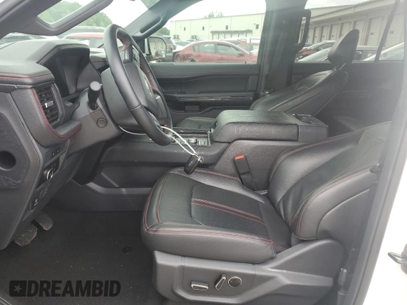 2024 Ford Expedition Max Limited with VIN 1FMJK2A82REB10168, listed as a Copart auction lot 57989075 with 9,211 mi miles and Salvage title. Bid and sale history available at DreamBid. Image 7.
