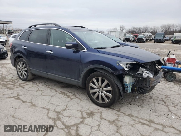 2009 Mazda CX-9 Touring with VIN JM3TB38V490172898, listed as a Copart auction lot 86913384 with 153,104 mi miles and Salvage Title. Bid and sale history available at carsss.com. Image 4.