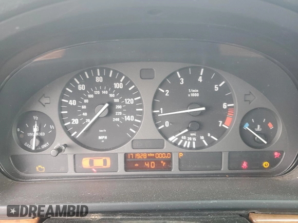 1999 BMW 5 Series 528iA with VIN WBADM6332XBY20123, listed as a Copart auction lot 50585535 with 171,928 mi miles and Clean Title. Bid and sale history available at carsss.com. Image 9.