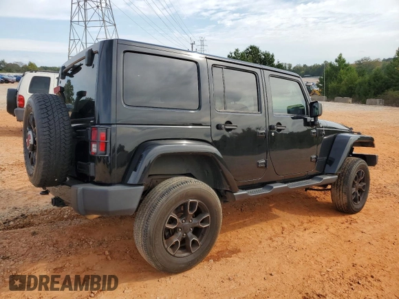 2018 Jeep Wrangler JK Unlimited Sahara with VIN 1C4BJWEG6JL850133, listed as a Copart auction lot 73607534 with 172,299 mi miles and Salvage Title. Bid and sale history available at carsss.com. Image 3.