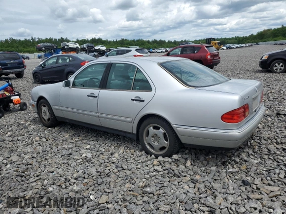1997 Mercedes-Benz E-Class with VIN WDBJF72F7VA245827, listed as a Copart auction lot 56963154 with 63,162 mi miles and Clean Title. Bid and sale history available at carsss.com. Image 2.