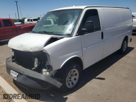 2014 Chevrolet Express Cargo with VIN 1GCSGAFX1E1158699, listed as a IAAI auction lot 42888455 with 234,795 mi miles and . Bid and sale history available at DreamBid. Image 9.