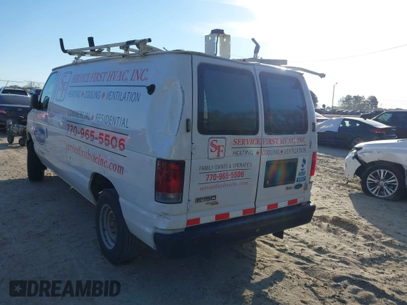2013 Ford Econoline Cargo Commercial with VIN 1FTNE1EW4DDA35701, listed as a IAAI auction lot 41900327 with 226,733 mi miles and . Bid and sale history available at carsss.com. Image 6.