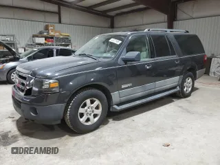 2007 Ford Expedition EL SSV with VIN 1FMFK16557LA00402, listed as a Copart auction lot 43231965 with 148,550 mi miles and Salvage Title. Bid and sale history available at carsss.com. Image 1.