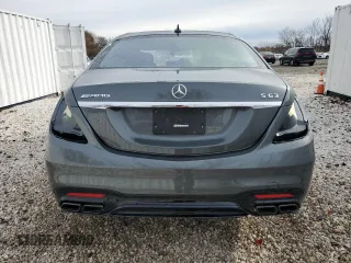 2018 Mercedes-Benz S 63 AMG with VIN WDDUG8JB8JA396370, listed as a Copart auction lot 81920304 with 41,713 mi miles and Salvage title. Bid and sale history available at DreamBid. Image 6.