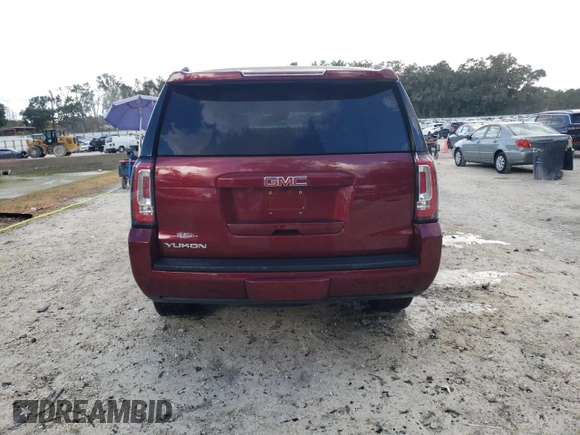2019 GMC Yukon SLT Standard Edition with VIN 1GKS2DKC2KR363548, listed as a Copart auction lot 85361044 with 50,305 mi miles and Salvage Title. Bid and sale history available at carsss.com. Image 6.