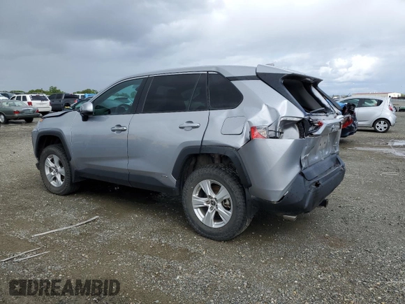 2021 Toyota RAV4 Hybrid LE with VIN 4T3MWRFV8MU020439, listed as a Copart auction lot 49834745 with 21,060 mi miles and Salvage Title. Bid and sale history available at carsss.com. Image 2.