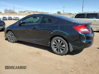 2013 Honda Civic Cpe EX with VIN 2HGFG3B87DH518541, listed as a Copart auction lot 48297145 with 115,230 mi miles and Salvage Title. Bid and sale history available at carsss.com. Image 2.