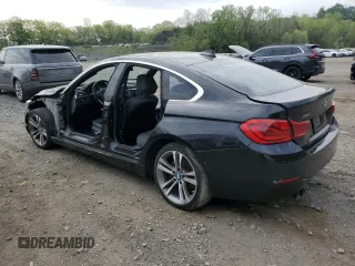 2018 BMW 4 Series 430i xDrive with VIN WBA4J3C59JBG95866, listed as a Copart auction lot 55706335 with 54,253 mi miles and Clean Title. Bid and sale history available at carsss.com. Image 2.