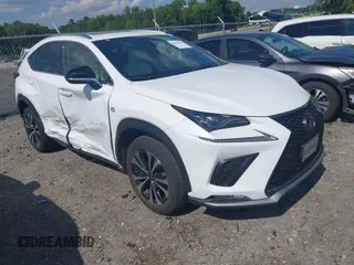 2021 Lexus NX 300 F Sport with VIN JTJSARDZ4M5022706, listed as a IAAI auction lot 42198586 with 46,305 mi miles and . Bid and sale history available at DreamBid. Image 1.