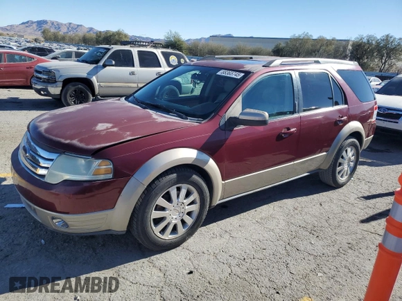 2008 Ford Taurus X Eddie Bauer с VIN 1FMDK07WX8GA10801, выставлен на аукционе Copart как лот 88365745 с пробегом 183 109 миль миль и Списание • Salvage title. История ставок и продаж доступна на DreamBid. Изображение 1.