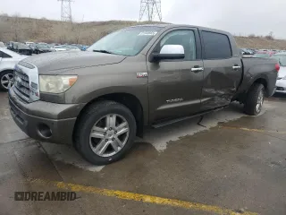 2008 Toyota Tundra Limited with VIN 5TFDV58158X056211, listed as a Copart auction lot 51940865 with 198,126 mi miles and Salvage title. Bid and sale history available at DreamBid. Image 1.