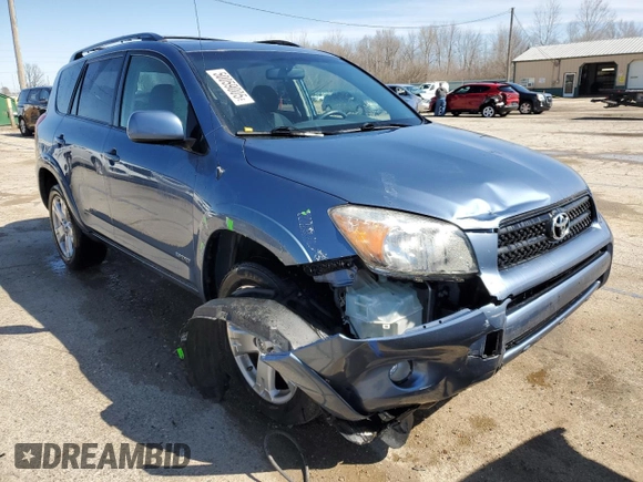 2007 Toyota RAV4 Sport with VIN JTMBD32V576028990, listed as a Copart auction lot 50059005 with 164,333 mi miles and Salvage Title. Bid and sale history available at carsss.com. Image 4.