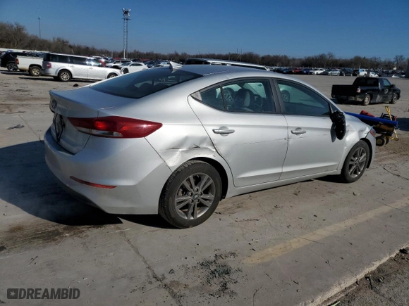 2018 Hyundai Elantra SEL with VIN 5NPD84LF5JH257354, listed as a Copart auction lot 87728675 with 106,334 mi miles and Salvage Title. Bid and sale history available at carsss.com. Image 3.