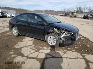 2022 Hyundai Accent SEL with VIN 3KPC24A64NE166750, listed as a Copart auction lot 39822123 with 10,520 mi miles. Bid and sale history available at carsss.com. Image 4.
