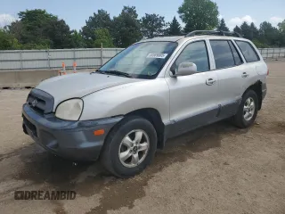 2005 Hyundai Santa Fe GLS z VIN KM8SC13D95U934013, wystawiony jako Copart lot #56589005 z przebiegiem 193 166 mil mil oraz Szkoda całkowita • Salvage title. Historia ofert i sprzedaży dostępna na DreamBid. Obrazek 1.