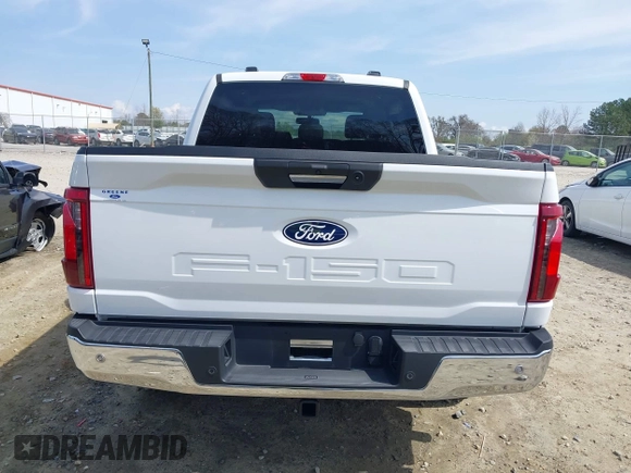 2024 Ford F-150 XLT with VIN 1FTEW3LP8RKE58028, listed as a IAAI auction lot 41805562 with 14,654 mi miles. Bid and sale history available at carsss.com. Image 16.