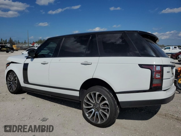 2016 Land Rover Range Rover z VIN SALGV3EF6GA270586, wystawiony jako Copart lot #50713995 z przebiegiem 57 552 mil mil oraz Szkoda całkowita • Salvage title. Historia ofert i sprzedaży dostępna na DreamBid. Obrazek 2.