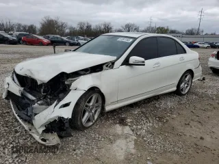 2012 Mercedes-Benz C 300 Sport with VIN WDDGF8BB5CR206561, listed as a Copart auction lot 51361165 with 97,539 mi miles and Salvage Title. Bid and sale history available at DreamBid. Image 1.