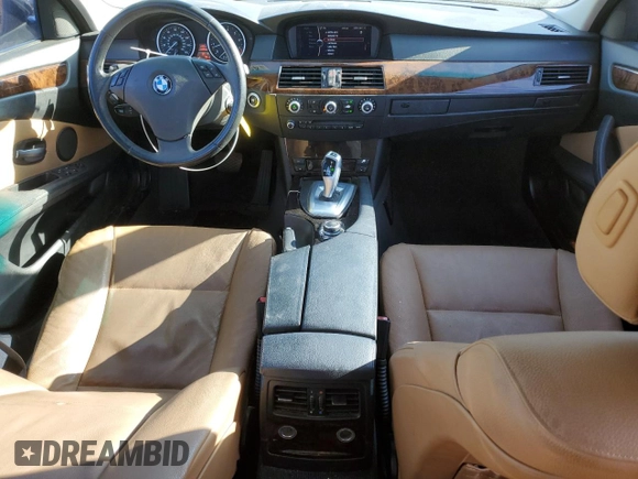 2010 BMW 5 Series 528i with VIN WBANU5C59AC460673, listed as a Copart auction lot 49471175 with 130,726 mi miles and Clean Title. Bid and sale history available at carsss.com. Image 8.