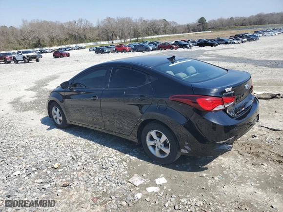 2014 Hyundai Elantra Limited with VIN 5NPDH4AE5EH467145, listed as a Copart auction lot 48417375 with 125,666 mi miles and Salvage Title. Bid and sale history available at carsss.com. Image 2.