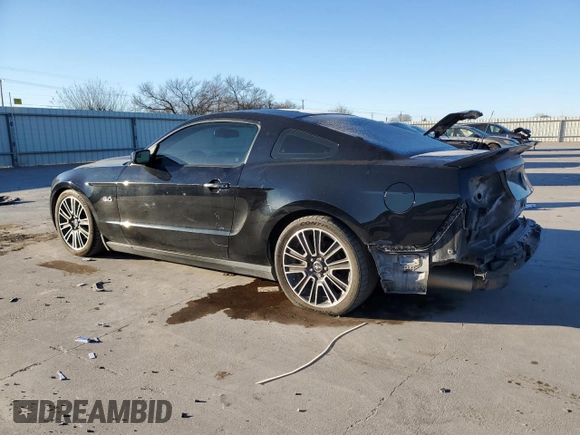 2012 Ford Mustang GT Premium with VIN 1ZVBP8CF0C5251771, listed as a Copart auction lot 41783705 with 104,785 mi miles and Salvage Title. Bid and sale history available at DreamBid. Image 2.