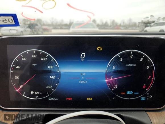 2022 Mercedes-Benz C 300 with VIN W1KAF4GB4NR020987, listed as a Copart auction lot 88933735 with 76,023 mi miles and Salvage Title. Bid and sale history available at DreamBid. Image 9.