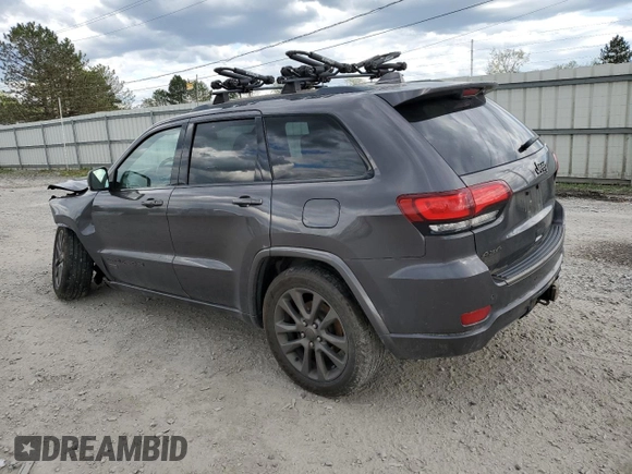 2016 Jeep Grand Cherokee Limited 75th Anniversary with VIN 1C4RJFBG4GC489464, listed as a Copart auction lot 55278935 with 176,572 mi miles and Salvage Title. Bid and sale history available at DreamBid. Image 2.