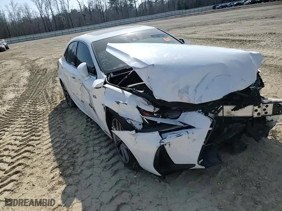 2017 Lexus IS with VIN JTHBA1D28H5041674, listed as a Copart auction lot 43038745 with 0 mi miles and Salvage Title. Bid and sale history available at carsss.com. Image 10.