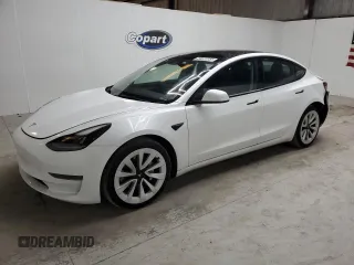 2023 Tesla Model 3 с VIN 5YJ3E1EA2PF439119, выставлен на аукционе Copart как лот 60708065 с пробегом 48 717 миль миль и На запчасти • Non repairable. История ставок и продаж доступна на DreamBid. Изображение 1.