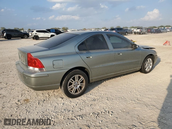 2007 Volvo S60 2.5L Turbo with VIN YV1RH592572616867, listed as a Copart auction lot 79259294 with 0 mi miles and Salvage Title. Bid and sale history available at carsss.com. Image 3.