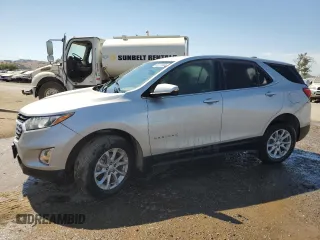 2018 Chevrolet Equinox LT z VIN 3GNAXSEV2JS568428, wystawiony jako Copart lot #60731665 z przebiegiem 47 710 mil mil oraz Czysty tytuł • Clean title. Historia ofert i sprzedaży dostępna na DreamBid. Obrazek 1.