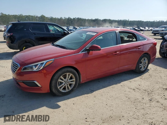 2017 Hyundai Sonata SE with VIN 5NPE24AFXHH588210, listed as a Copart auction lot 44403545 with 93,694 mi miles and Salvage Title. Bid and sale history available at carsss.com. Image 1.