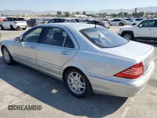 2003 Mercedes-Benz S-Class 4.3L with VIN WDBNG70J73A369311, listed as a Copart auction lot 66428724 with 91,646 mi miles and Clean Title. Bid and sale history available at carsss.com. Image 2.