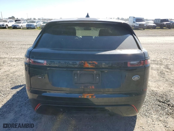 2018 Land Rover Range Rover Velar S with VIN SALYB2RX0JA748549, listed as a Copart auction lot 46741085 with 76,246 mi miles and Salvage Title. Bid and sale history available at carsss.com. Image 6.