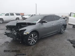 2020 Nissan Maxima SV with VIN 1N4AA6CV7LC365845, listed as a IAAI auction lot 41568835 with 87,865 mi miles. Bid and sale history available at carsss.com. Image 17.