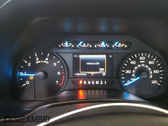 2017 Ford F-150 XL z VIN 1FTEW1CP4HFC29101, wystawiony jako Copart lot #56577255 z przebiegiem 116 479 mil mil oraz Szkoda całkowita • Salvage title. Historia ofert i sprzedaży dostępna na DreamBid. Obrazek 9.