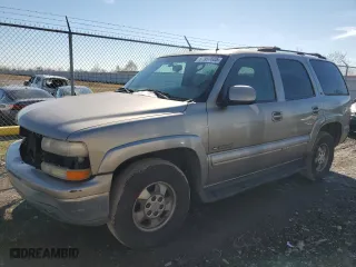2002 Chevrolet Tahoe LT with VIN 1GNEC13Z72R201512, listed as a Copart auction lot 87957605 with 268,626 mi miles and Salvage Title. Bid and sale history available at carsss.com. Image 1.