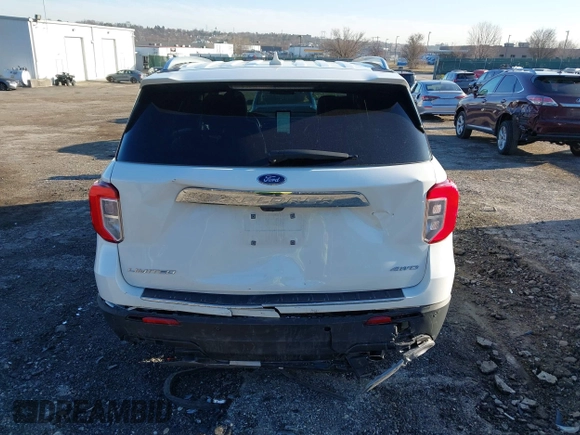 2023 Ford Explorer Limited with VIN 1FMSK8FH2PGA04241, listed as a IAAI auction lot 41750744 with 36,636 mi miles. Bid and sale history available at carsss.com. Image 16.