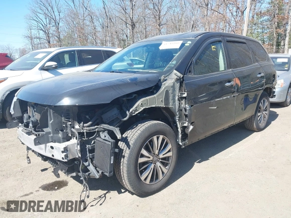 2018 Nissan Pathfinder S with VIN 5N1DR2MM0JC664021, listed as a IAAI auction lot 41741100 with 106,786 mi miles and . Bid and sale history available at DreamBid. Image 18.