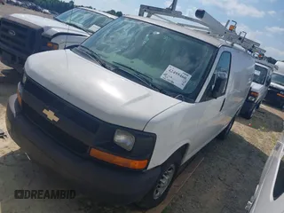 2016 Chevrolet Express Cargo with VIN 1GCWGAFF6G1315042, listed as a IAAI auction lot 42495460 with 215,339 mi miles and . Bid and sale history available at DreamBid. Image 2.