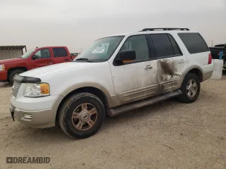 2005 Ford Expedition Eddie Bauer with VIN 1FMPU17525LA40639, listed as a Copart auction lot 47554695 with 136,379 mi miles and Salvage Title. Bid and sale history available at carsss.com. Image 1.