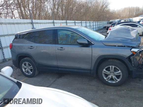 2020 GMC Terrain SLE with VIN 3GKALMEV3LL174261, listed as a IAAI auction lot 41797297 with 75,094 mi miles and . Bid and sale history available at carsss.com. Image 13.